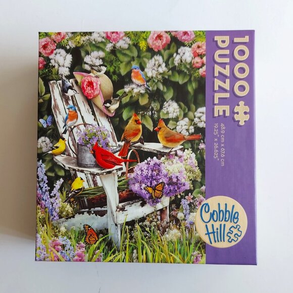 1000 Piece "Summer Adirondack Birds" Jigsaw Puzzle - Picture 1 of 6